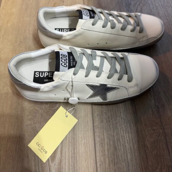 NEW GGDB Golden Goose Superstar Grey/White Shoes Sz. 41 (US 10.5) - Picture 1 of 6